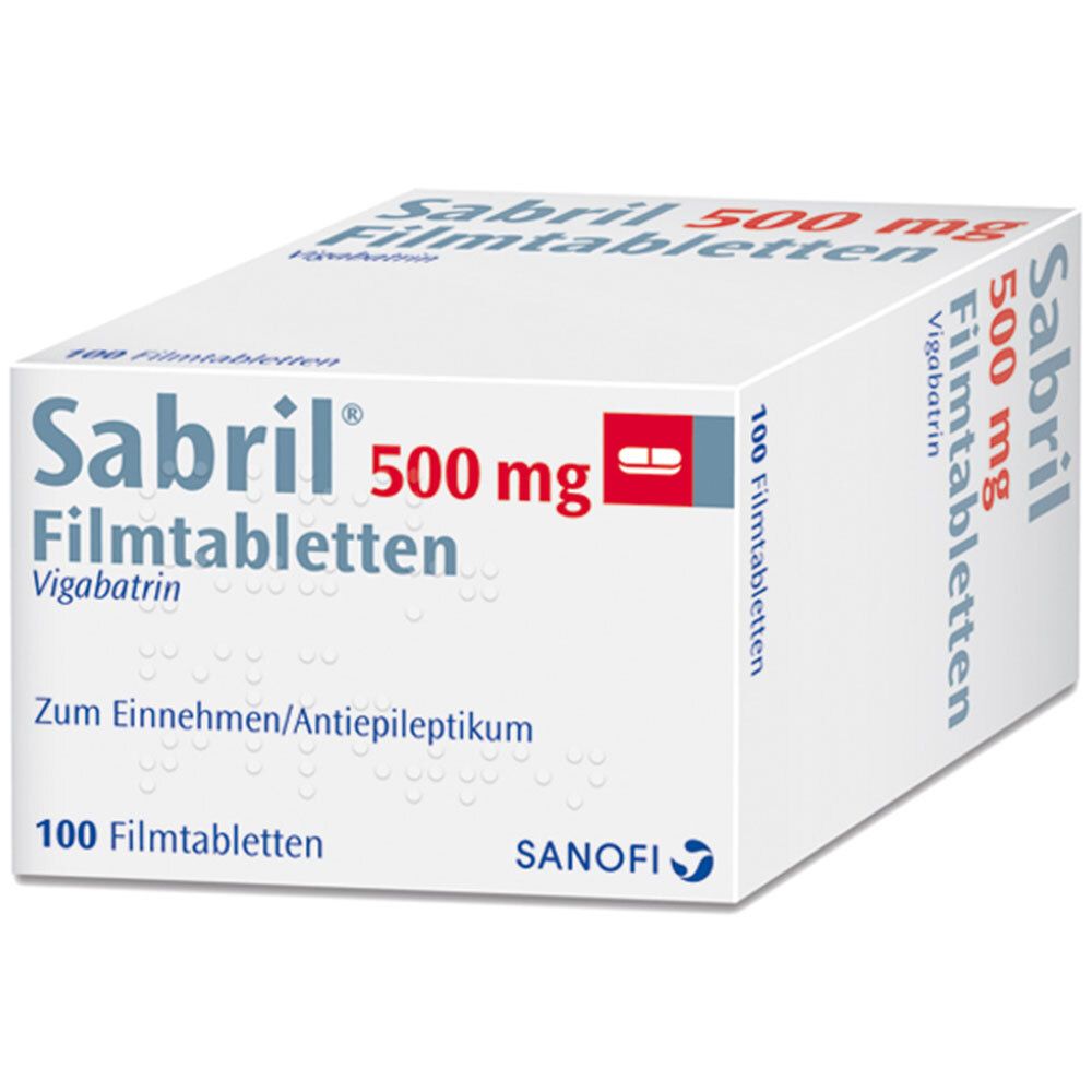 Купить Sabril 100St Filmtabletten Sanofi-Aventis PZN 06983630 оригинал упаковка